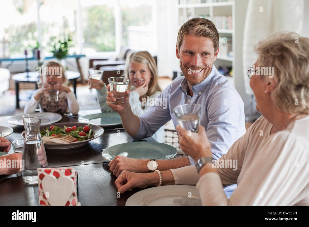 Family leisure activity home hi res stock photography and images Alamy