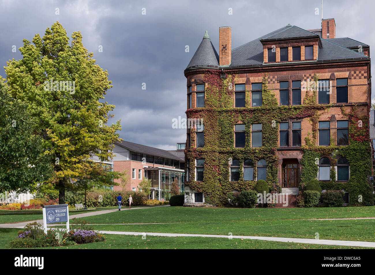 Williams College campus, Williamstown, Massachusetts, USA Stock Photo