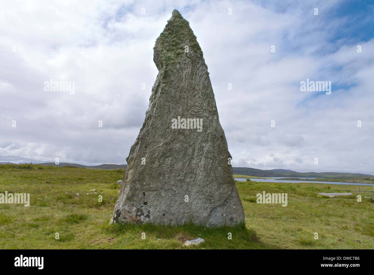 Stone at Callanish 2 stone circle Stock Photo Alamy