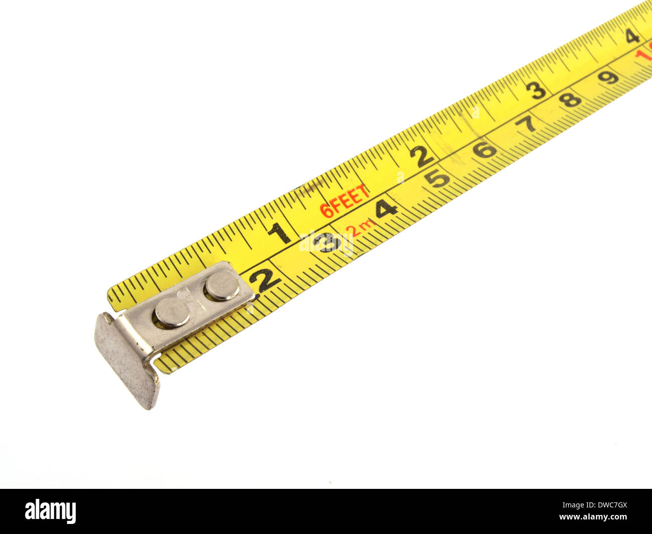 Top View Yellow Soft Measuring Tape Stock Photo 1444813532