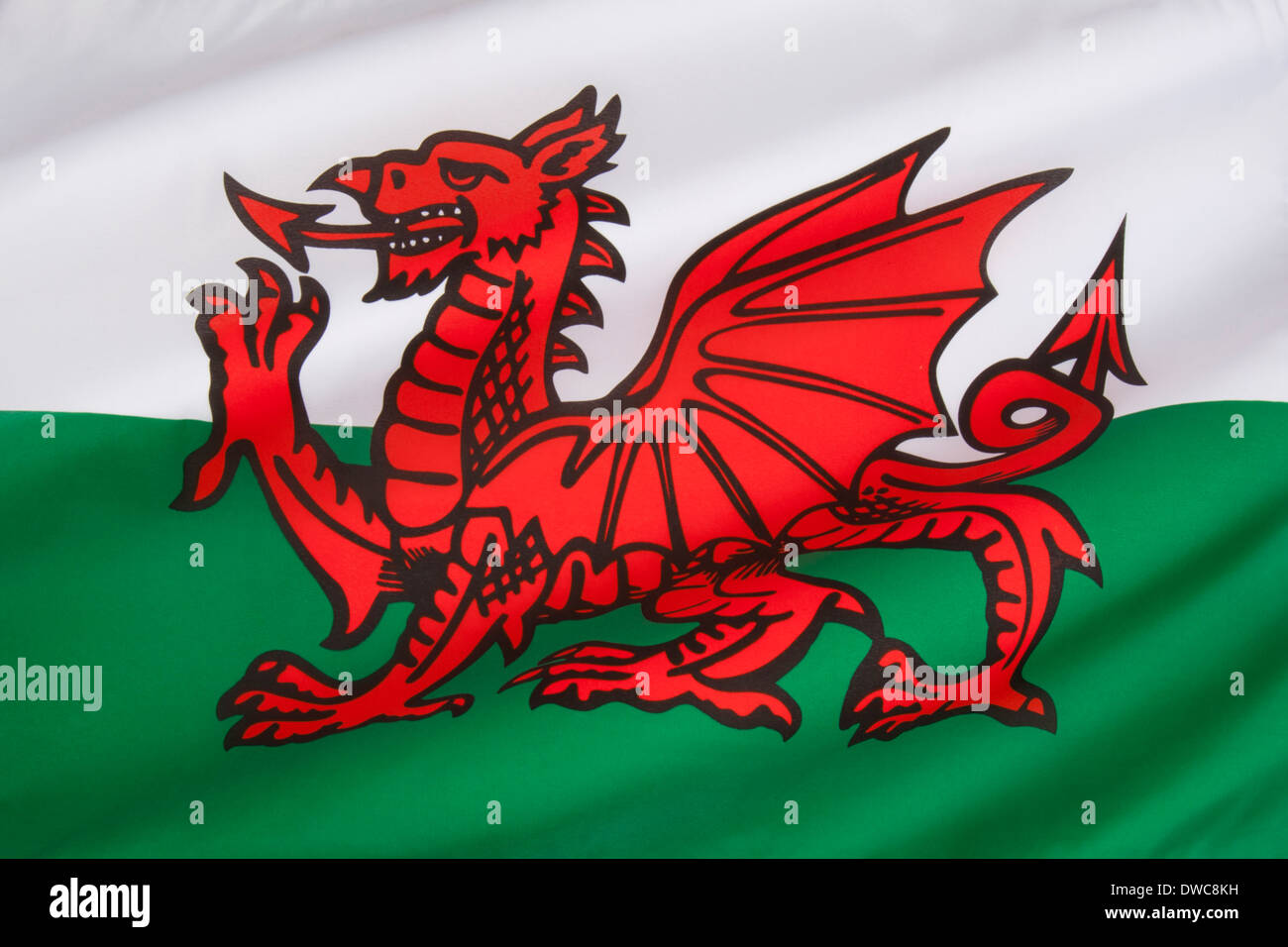 Flag wales welsh dragon flags hi-res stock photography and images - Alamy