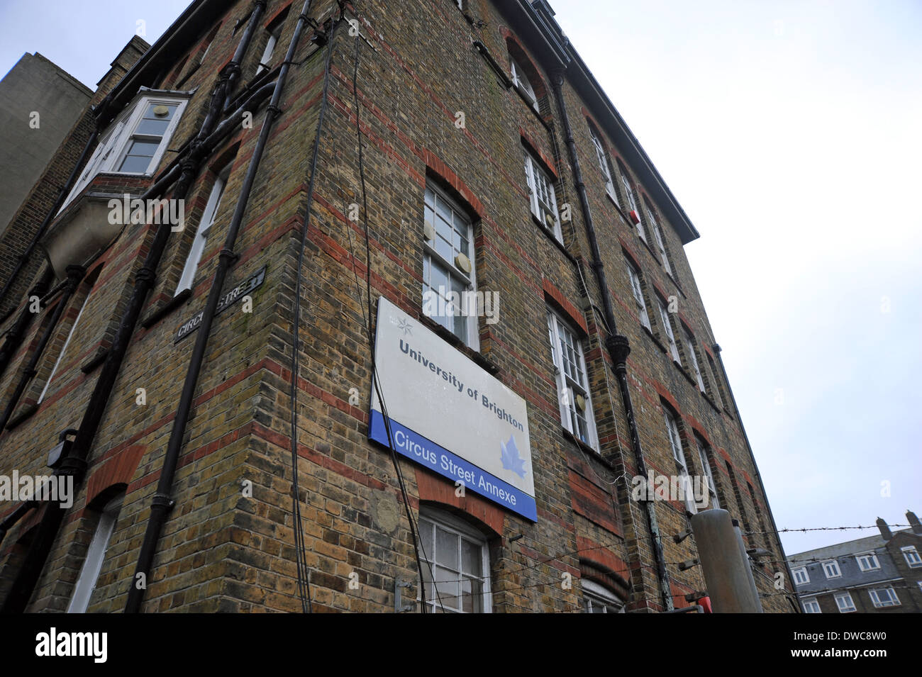 University of Brighton Circus Street Annexe building Stock Photo