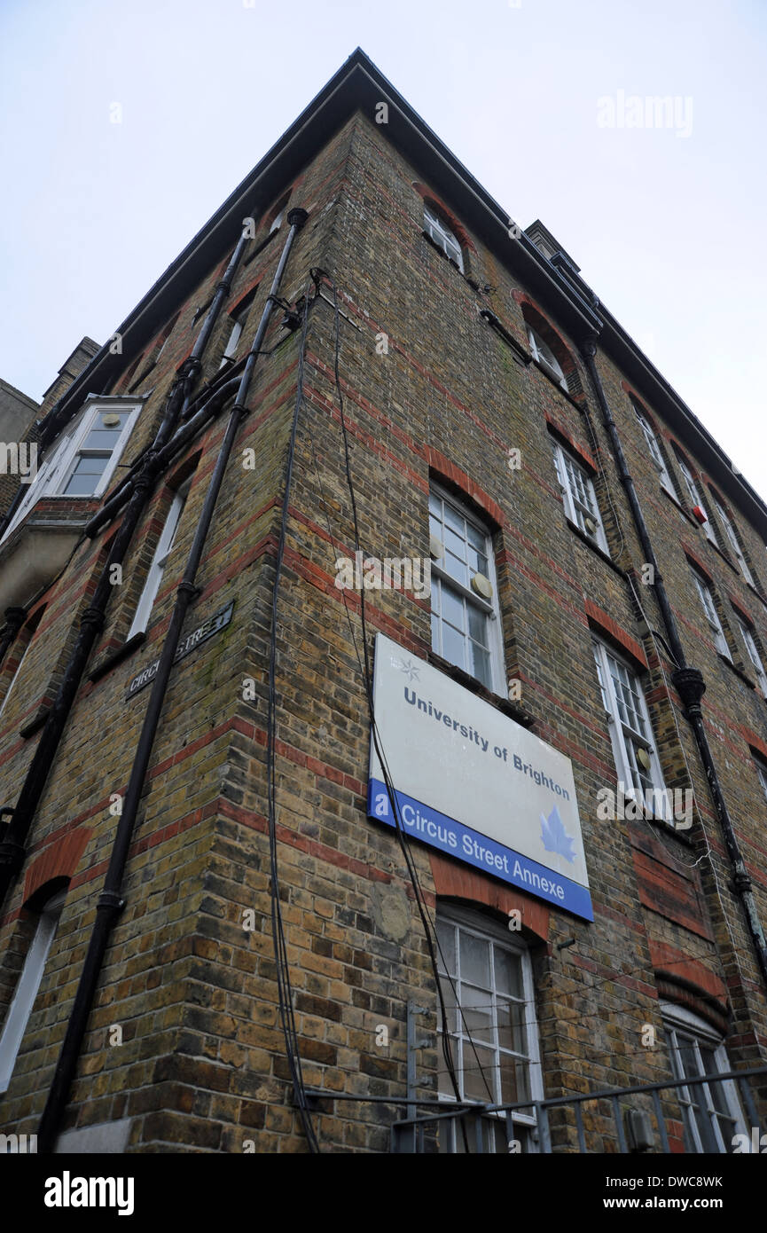 University of Brighton Circus Street Annexe building Stock Photo