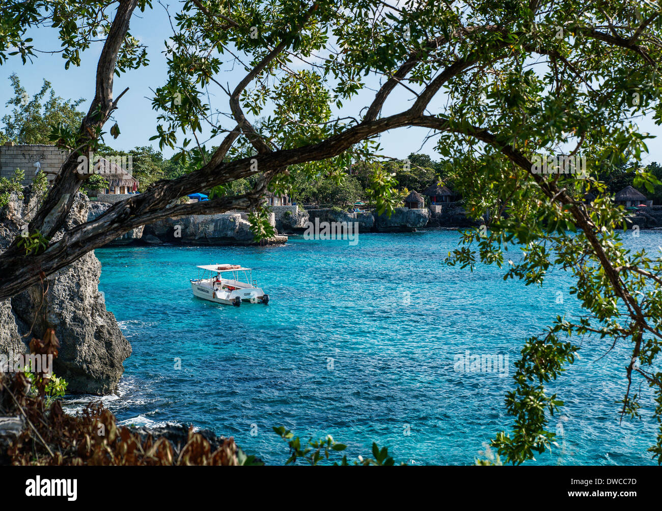 West end coastsline, Negril, Jamaica Stock Photo