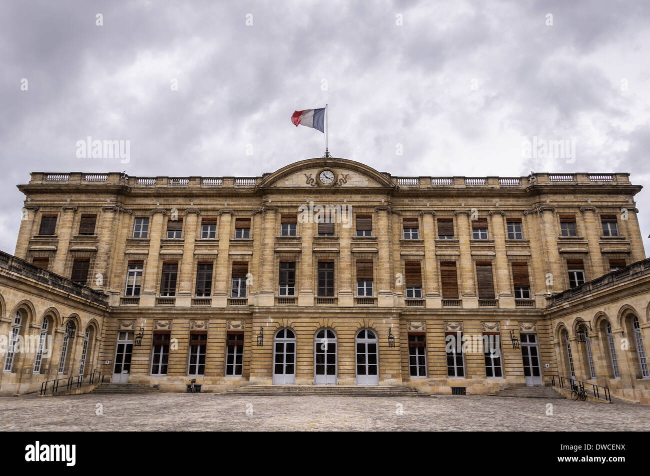 Bordeaux - Hotel de Ville (City Hall). France Stock Photo