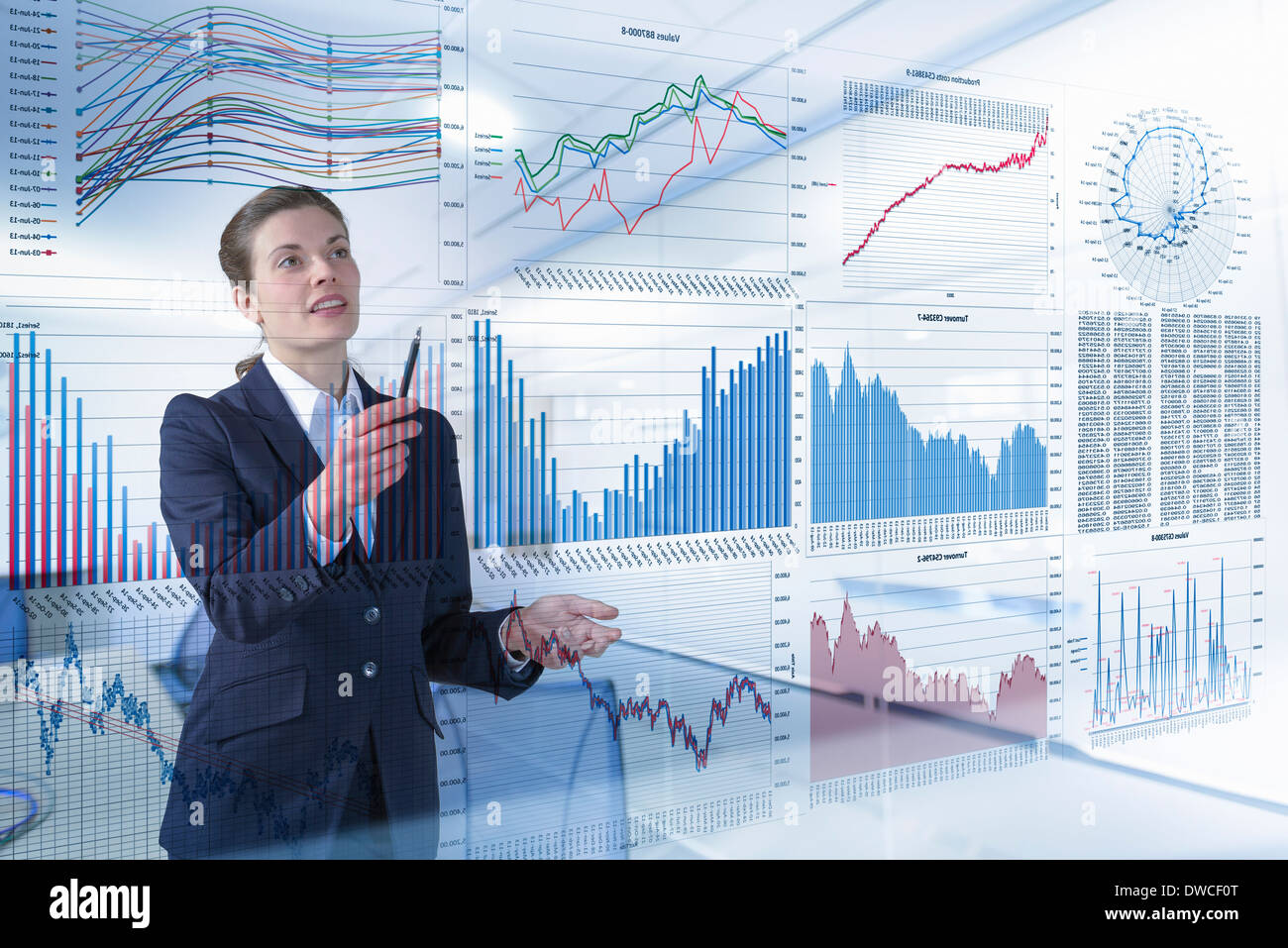 Graphs charts hi-res stock photography and images - Alamy