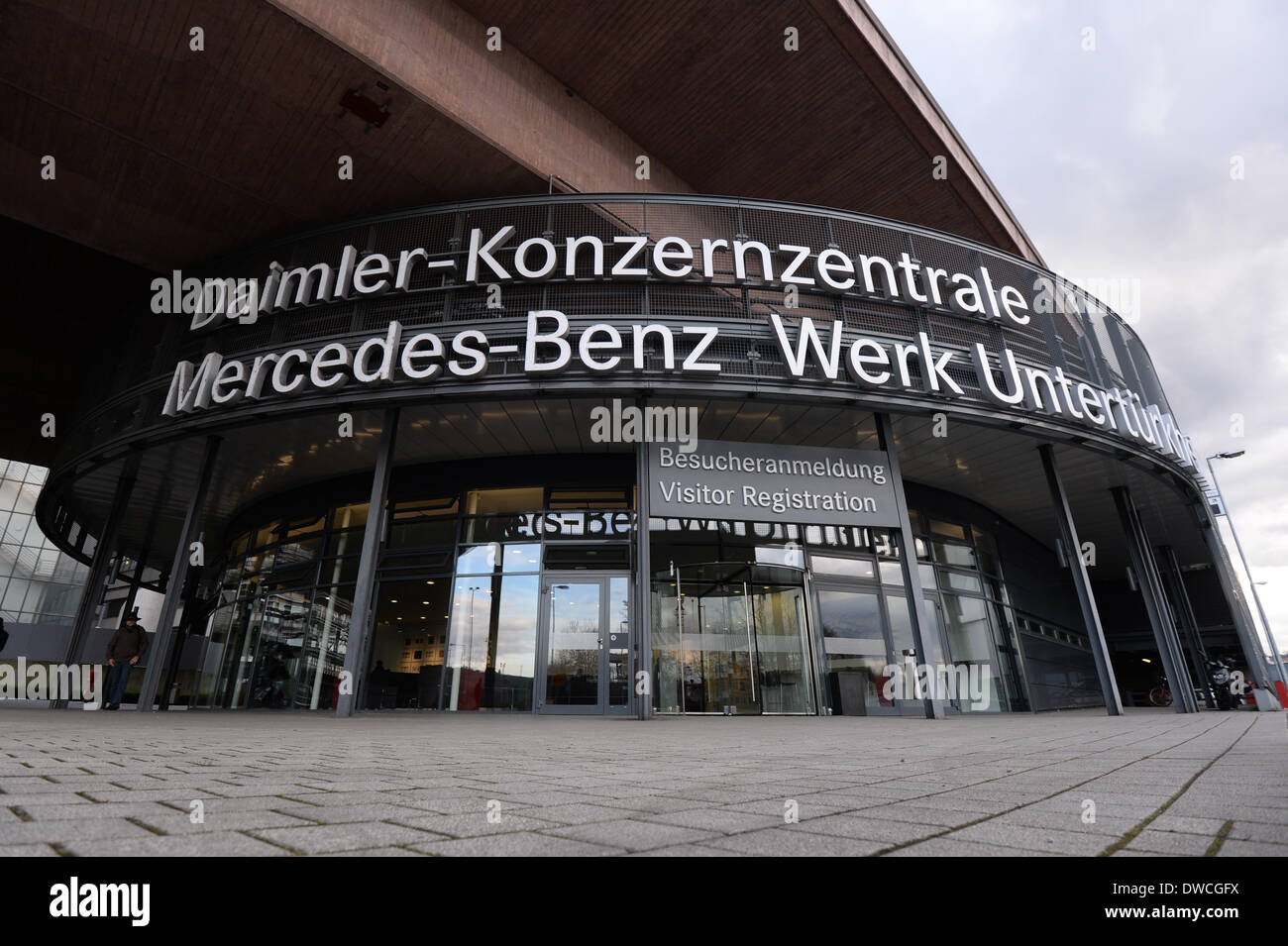 Stuttgart-Untertuerkheim, Germany. 03rd Mar, 2014. The entrance to the ...