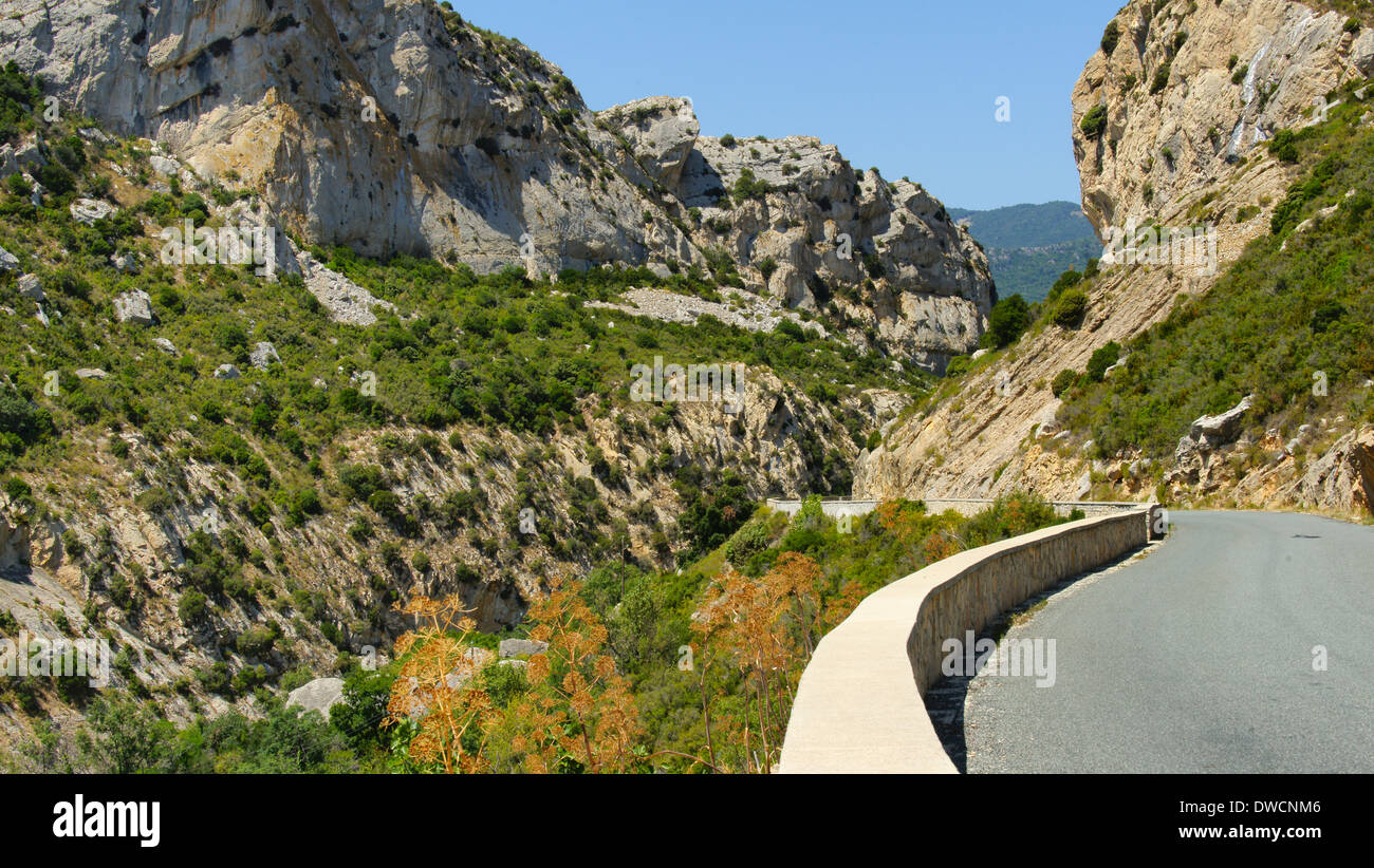 France mountain road hi-res stock photography and images - Alamy