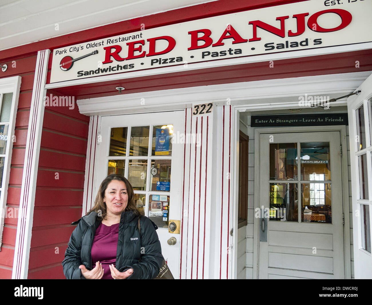 Red Banjo, casual food restaurant along Park City's Main Street. One of Park City's oldest
