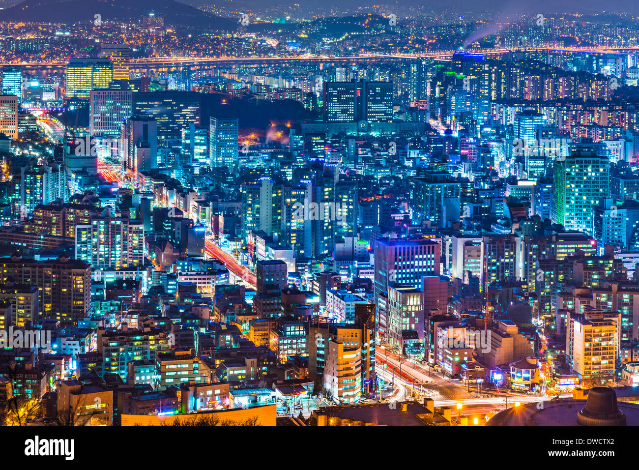 Seoul, South Korea cityscape Stock Photo