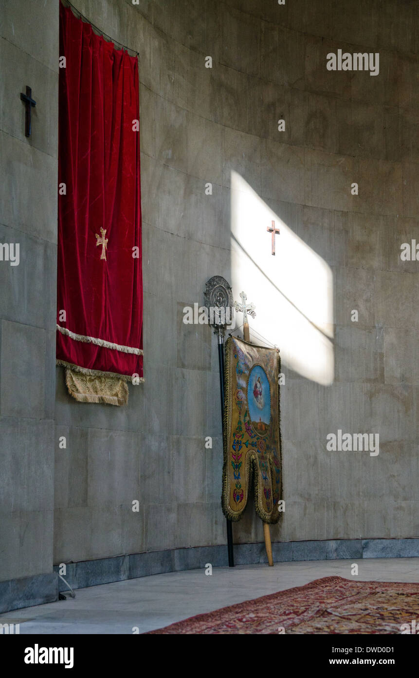 Inside Armenian Church, Armenia Stock Photo