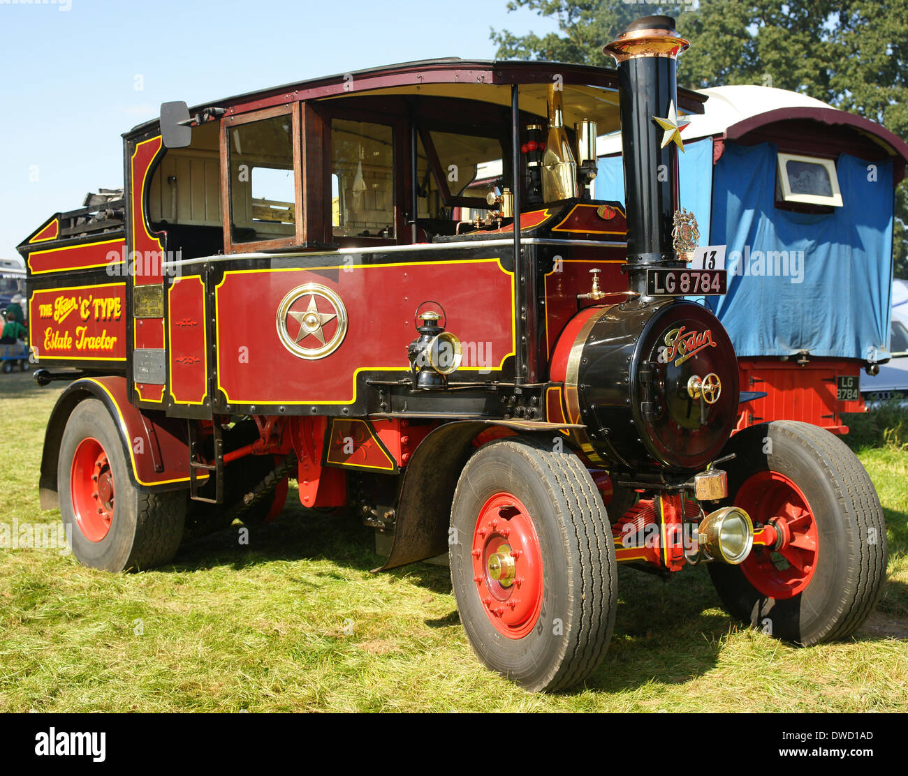 1930 Foden steam estate tractor LG8784 Talisman 13484 Stock Photo