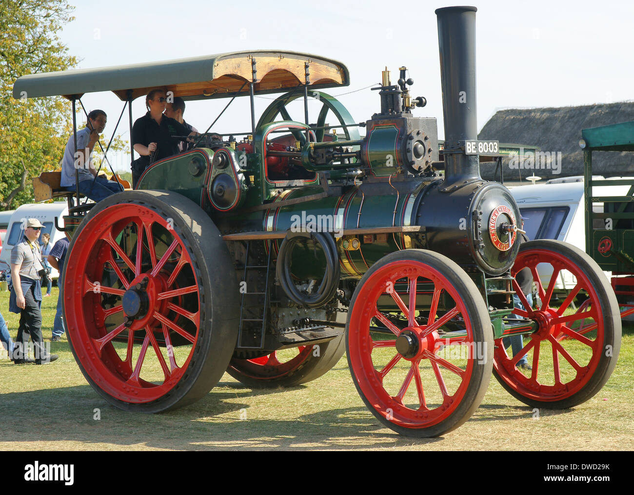 1910 Clayton & Shuttleworth General Purpose Engine steam traction engine No. 43200 BE8003 The Gaffer Stock Photo