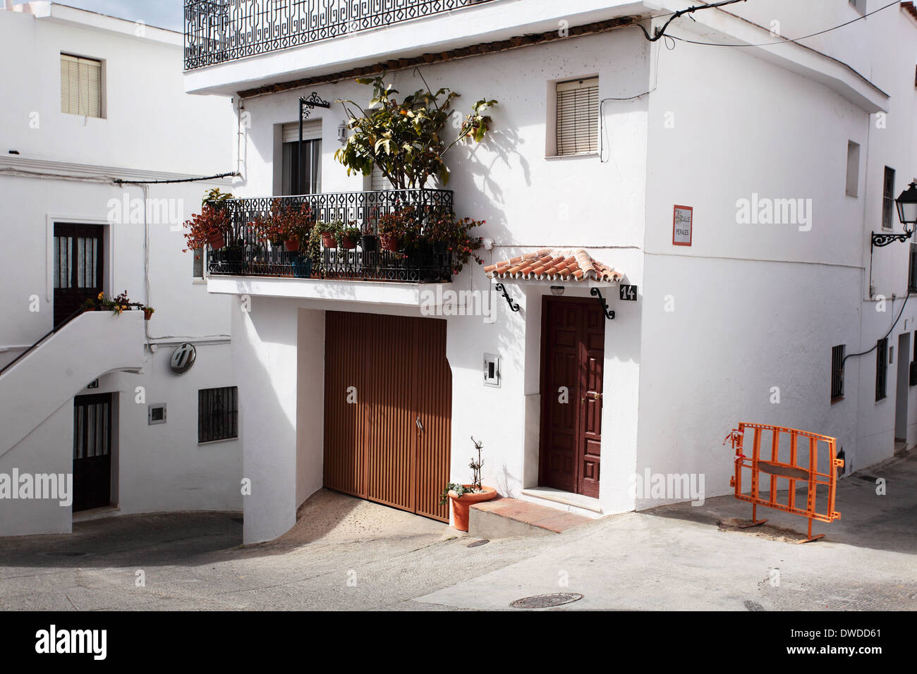Traditional Spanish village house in Istan near Marbella Stock Photo