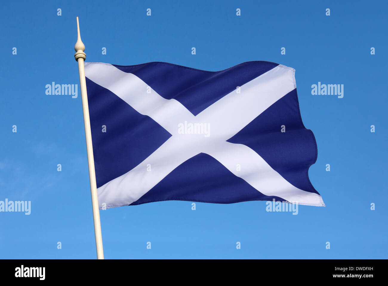 Flag of Scotland Stock Photo