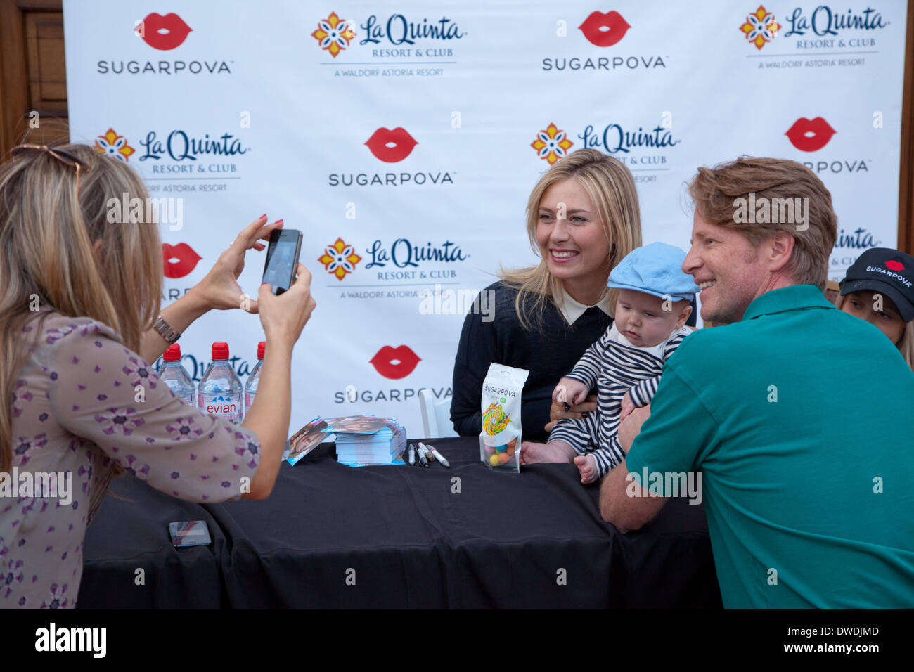 La Quinta, CA USA 5th March, 2014 Maria Sharapova at a Sugapova fan