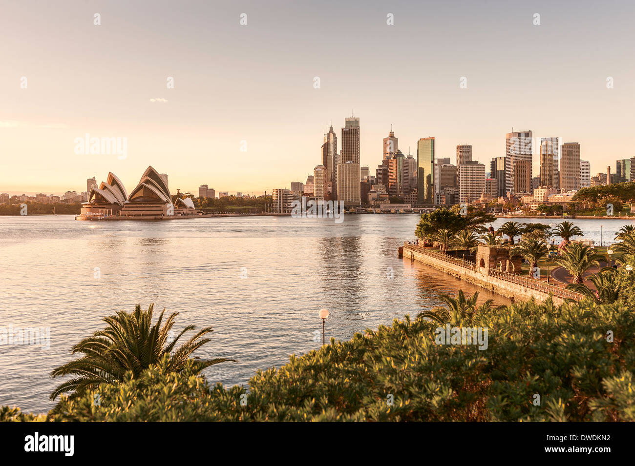 Sydney Harbor Australia at dawn Stock Photo Alamy