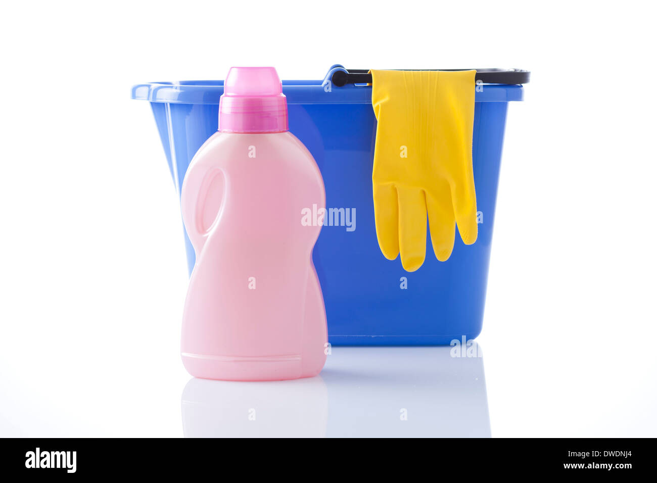 cleaning agent, bleach or fabric softener Stock Photo Alamy
