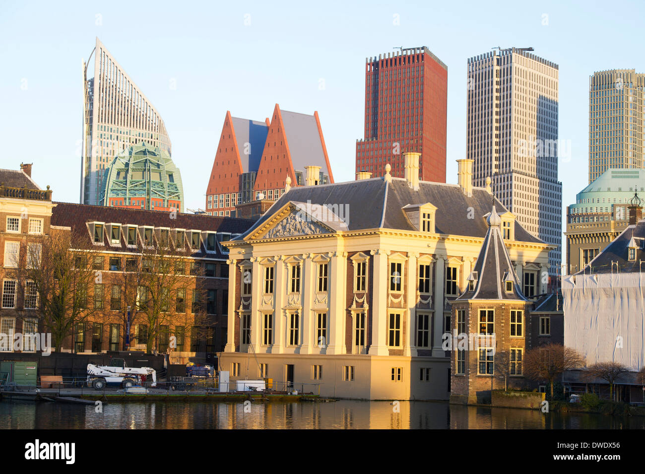 Holland-The skyline of The Hague Stock Photo