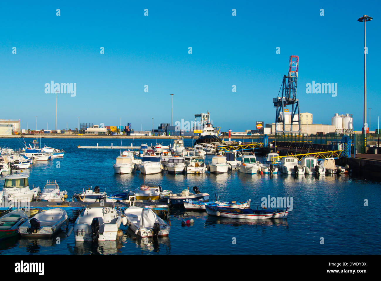 Port, Puerto del Rosario, Fuerteventura, Canary Islands, Spain, Europe Stock Photo