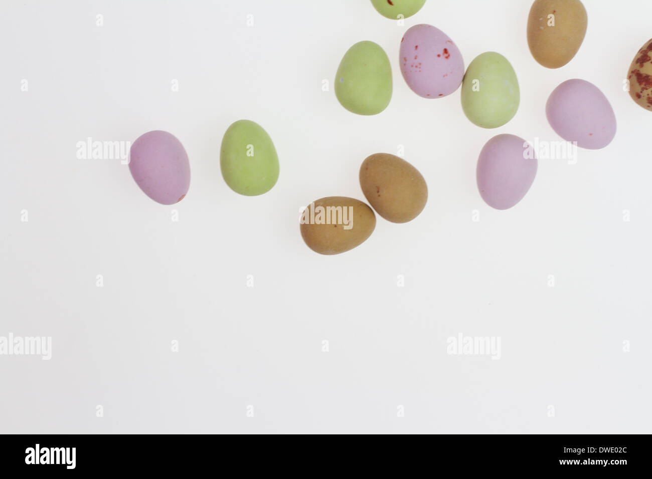 A collection of small Chocolate eggs Stock Photo - Alamy