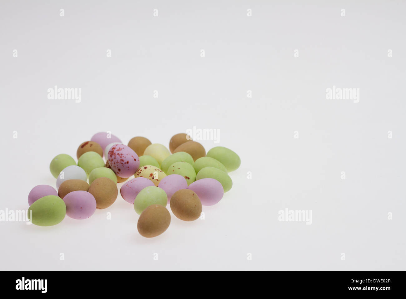 A collection of small Chocolate eggs Stock Photo - Alamy