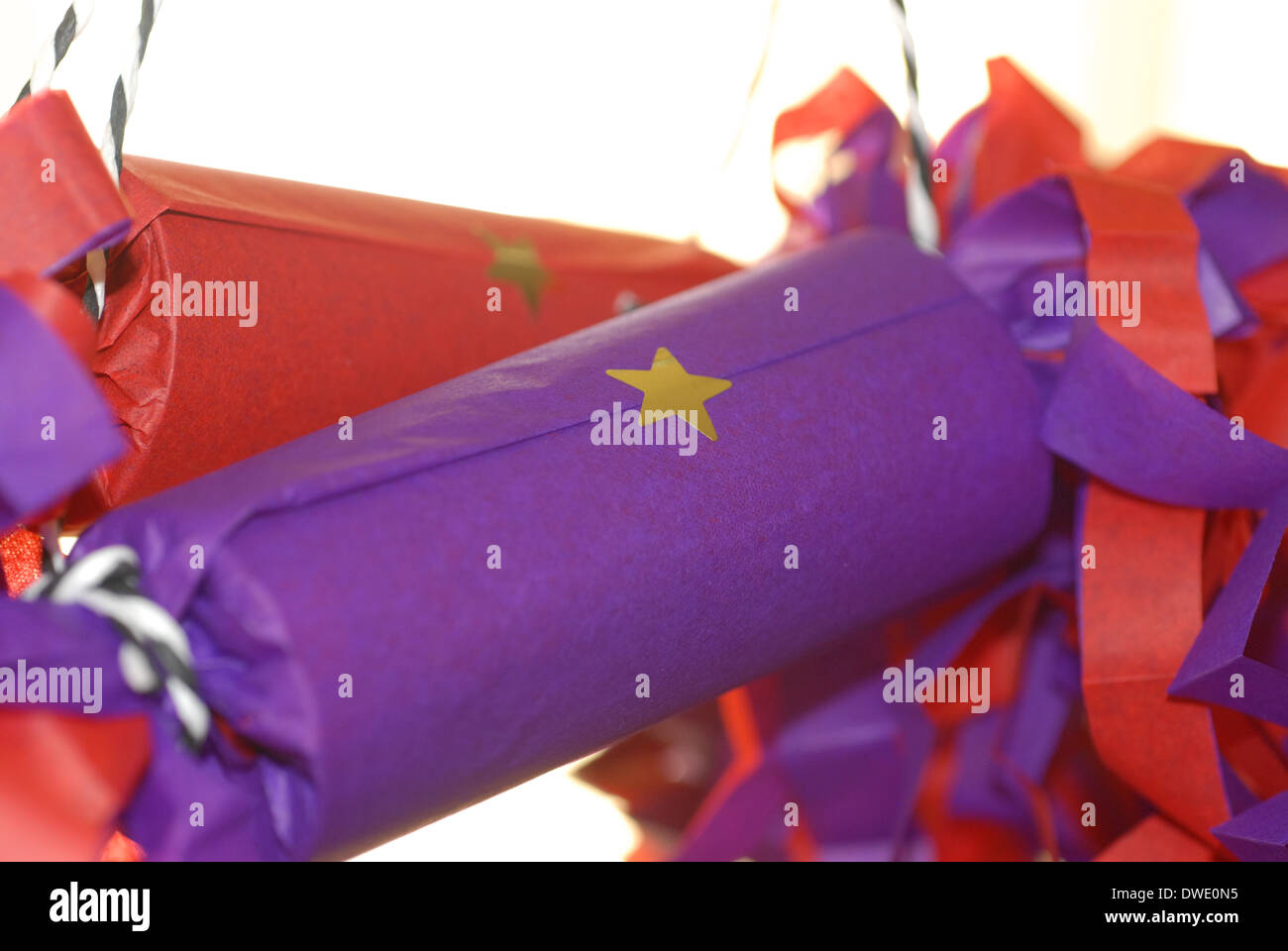 Christmas crackers. Stock Photo