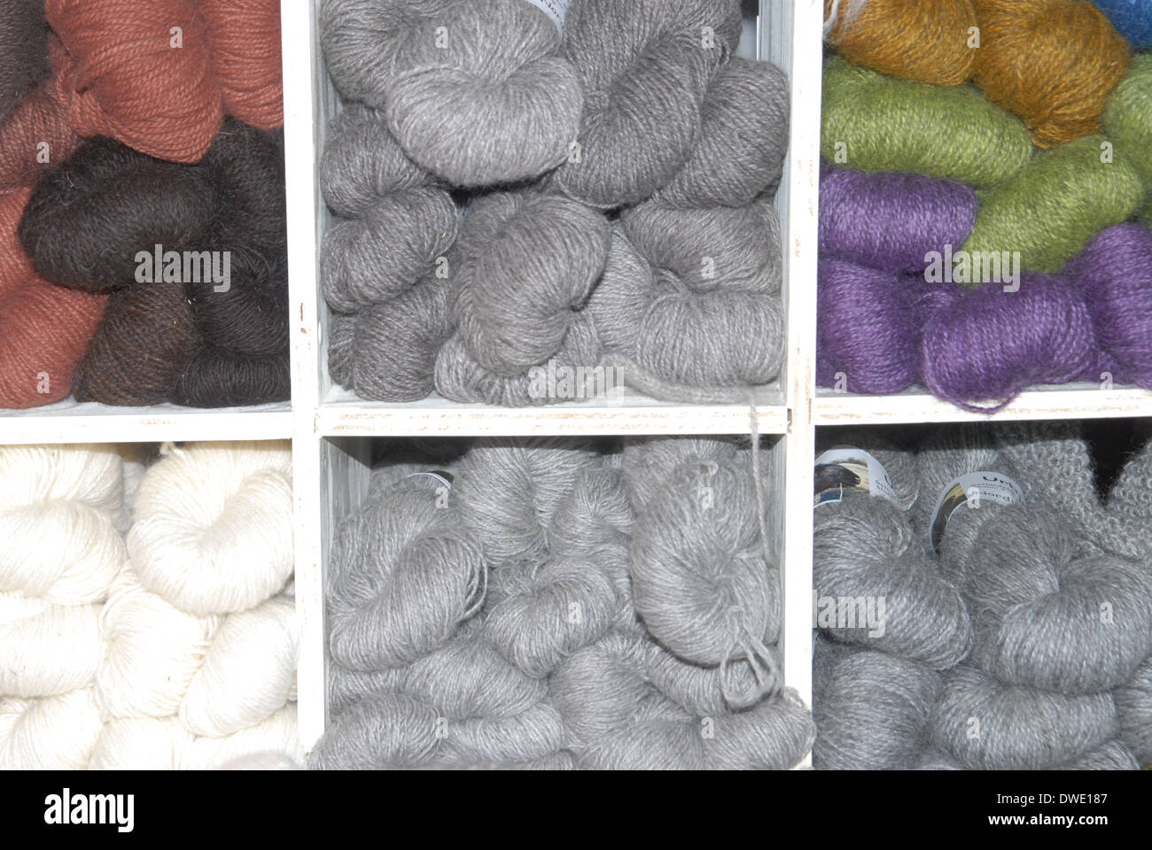 Balls of wool Stock Photo Alamy