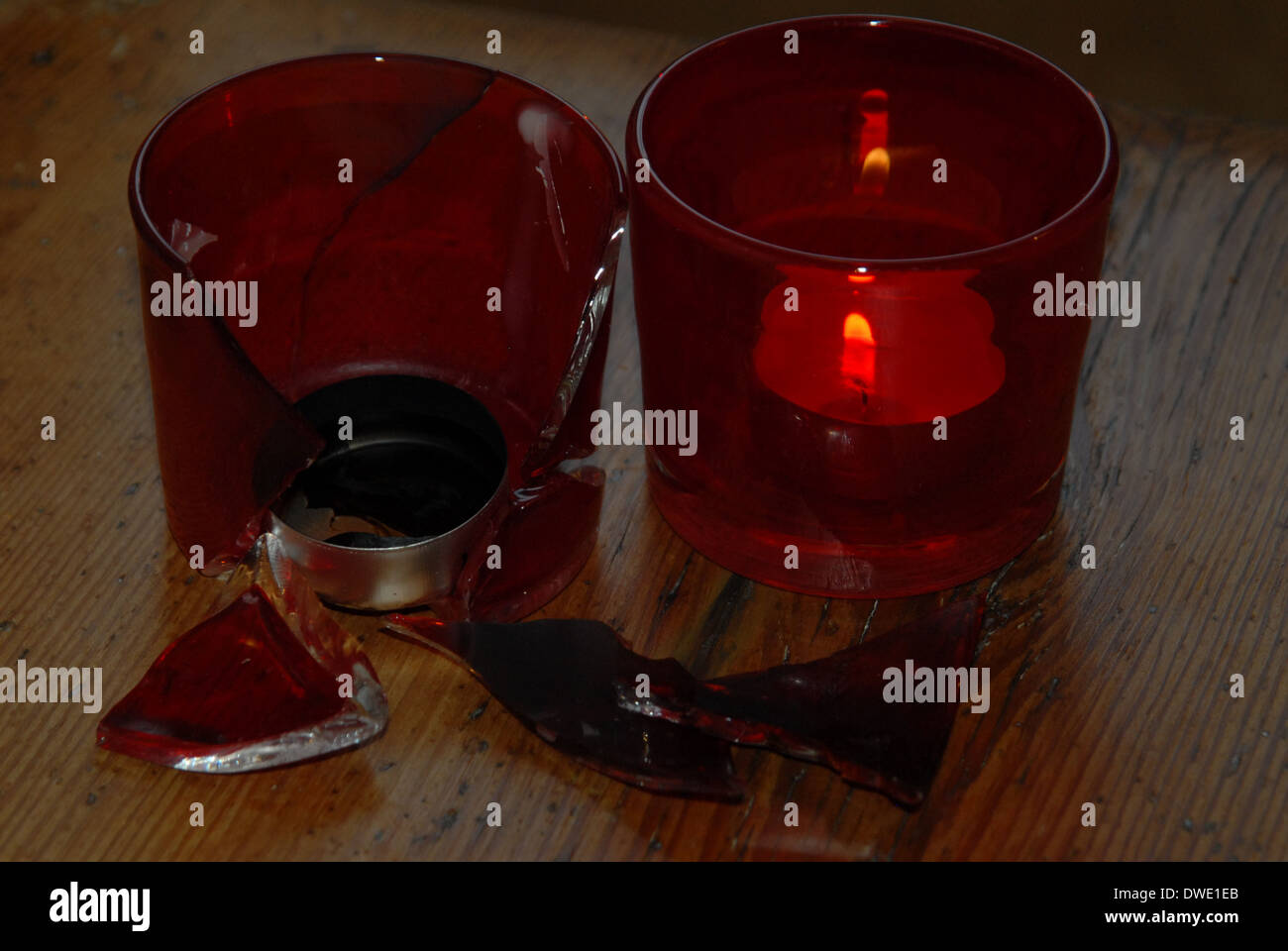 Exploded tealight hires stock photography and images Alamy