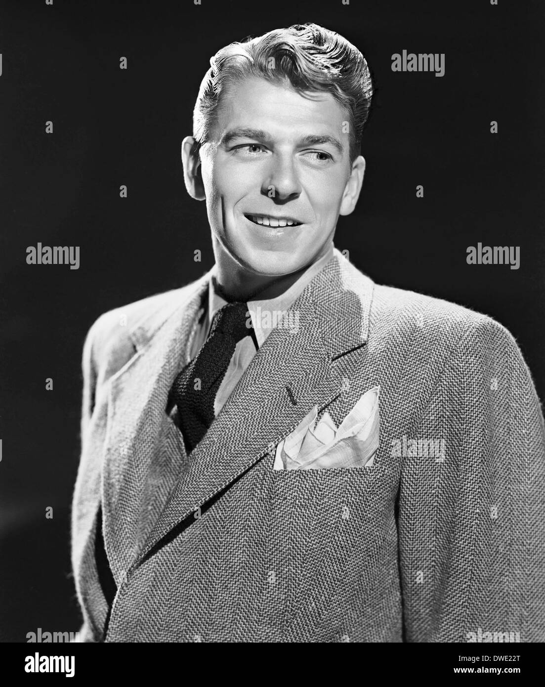 RONALD REAGAN (1911-2004)  US film actor and later President about 1942 Stock Photo