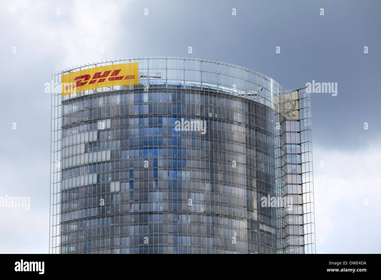 Post Tower building, Deutsche Post DHL headquarters, Bonn, Germany. Stock Photo