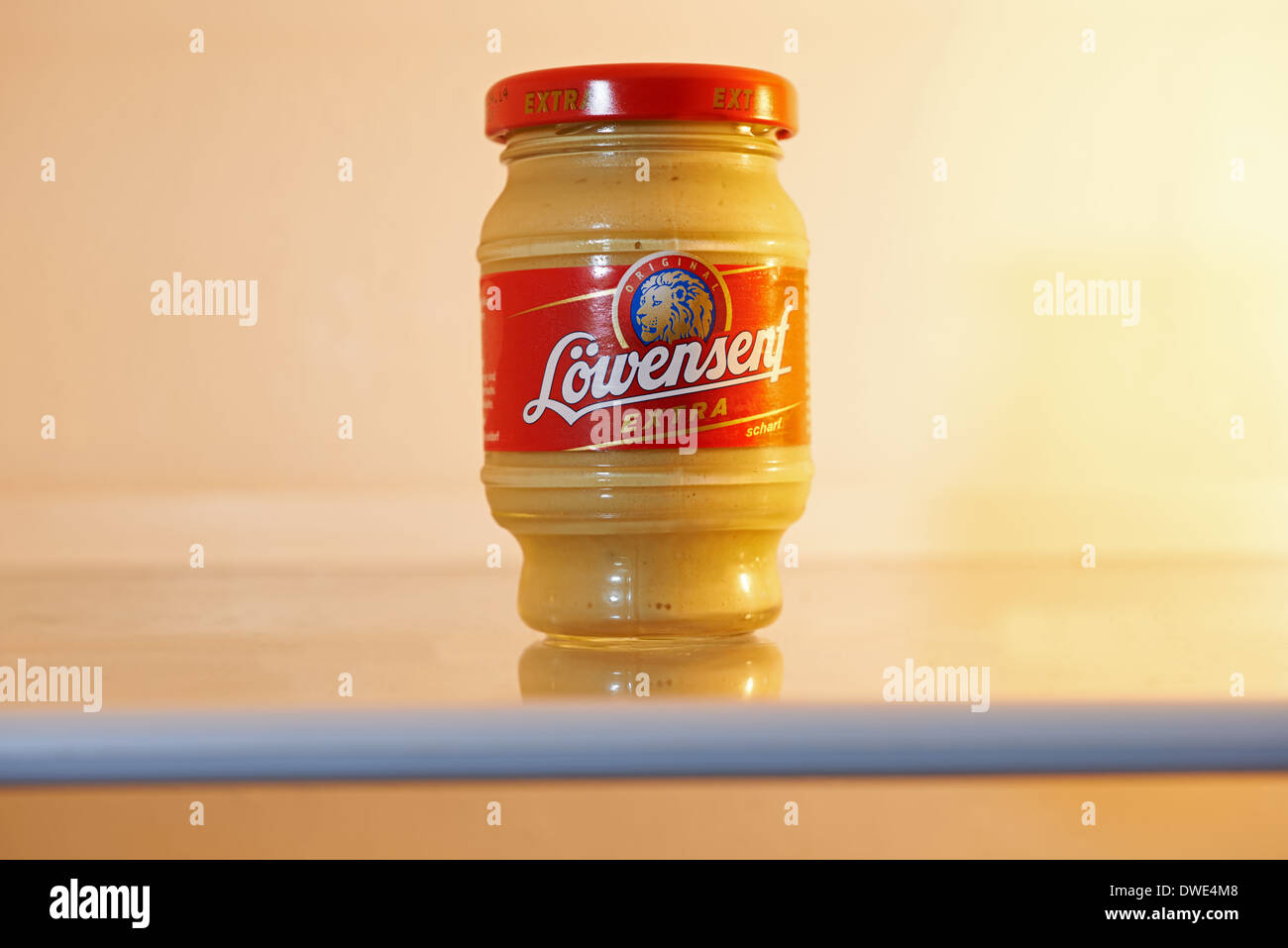 Lowensenf Extra German mustard Stock Photo Alamy