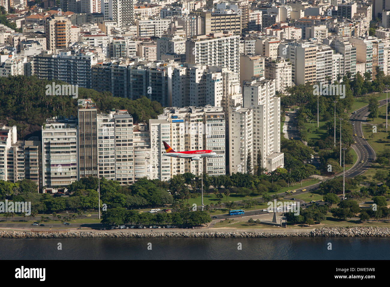 View from Sugar Loaf Mountain, Rio de Janeiro, BRA, Stock Photo