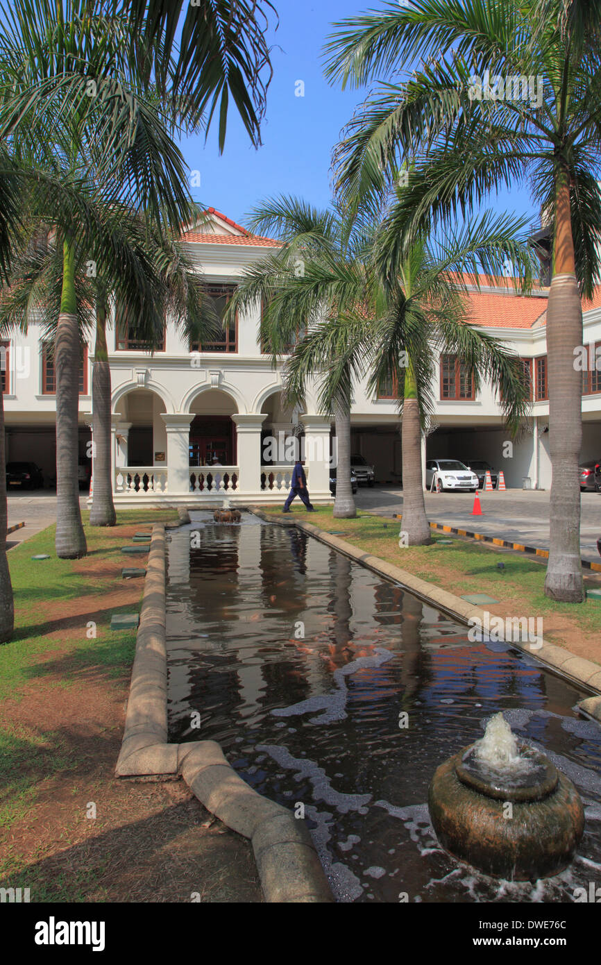 Sri Lanka; Colombo, Galle Face Hotel, entrance, Stock Photo