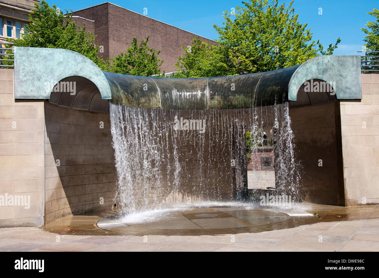 Speakers Corner in Derby City Centre, Derbyshire England UK Stock Photo
