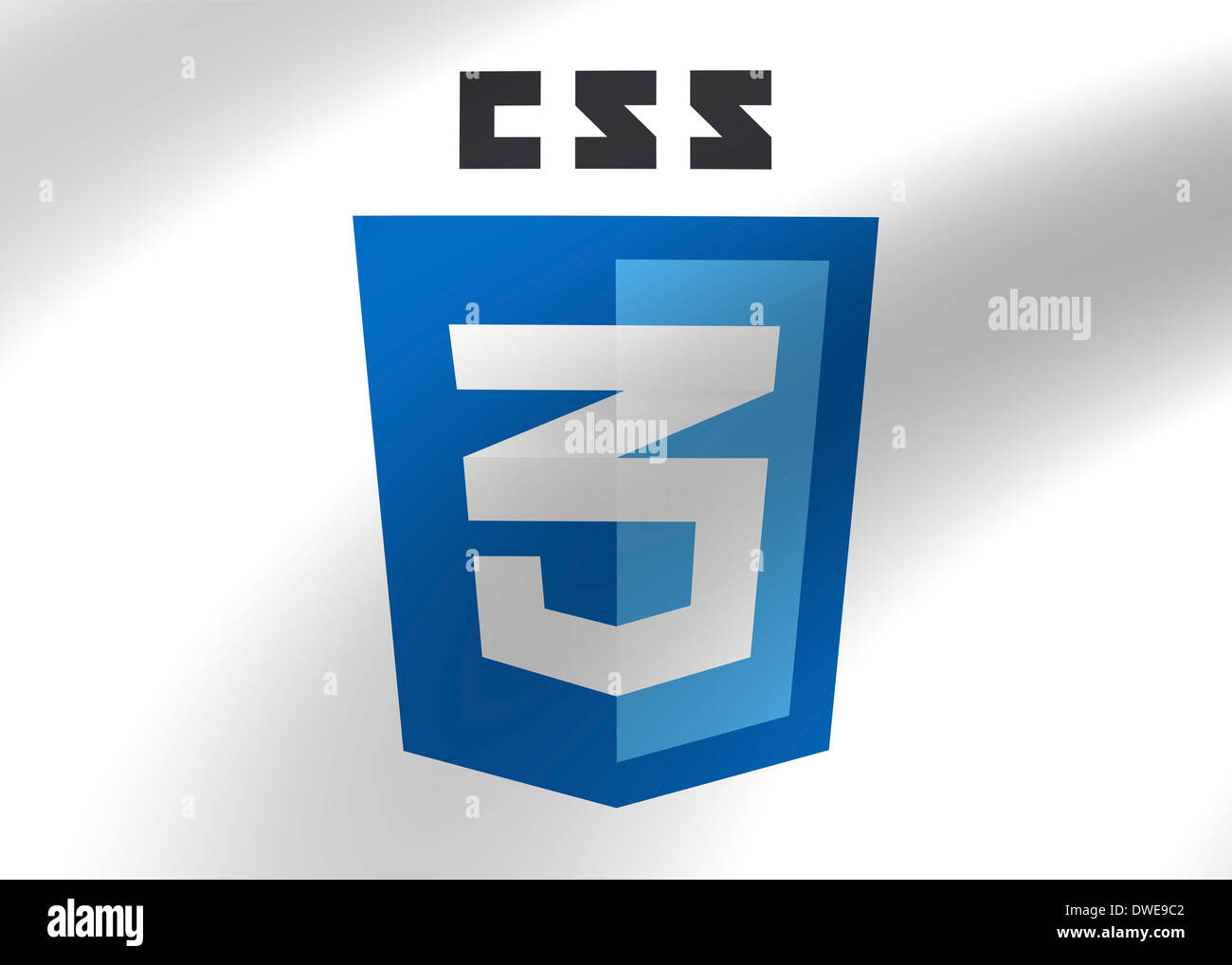 CSS 3 logo flag symbol icon emblem Stock Photo - Alamy