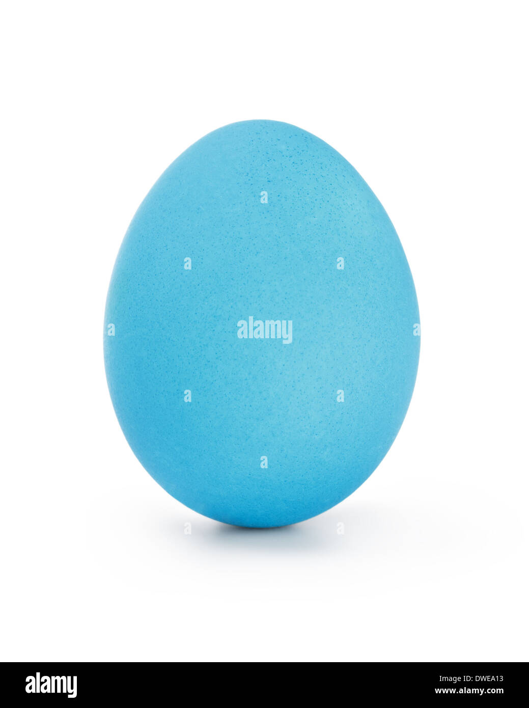 blue easter egg, isolated on white background Stock Photo - Alamy