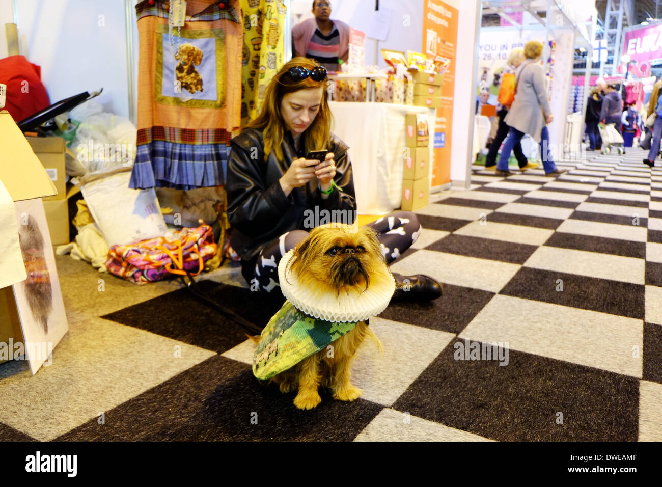 Birmingham, UK. 6th March 2014. Crufts 2014 dog show in NEC national