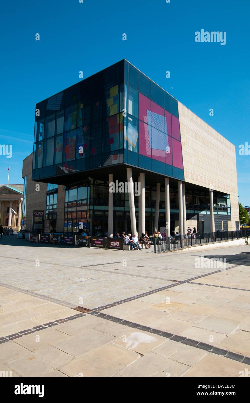 The QUAD in Derby City Centre, Derbyshire England UK Stock Photo Alamy