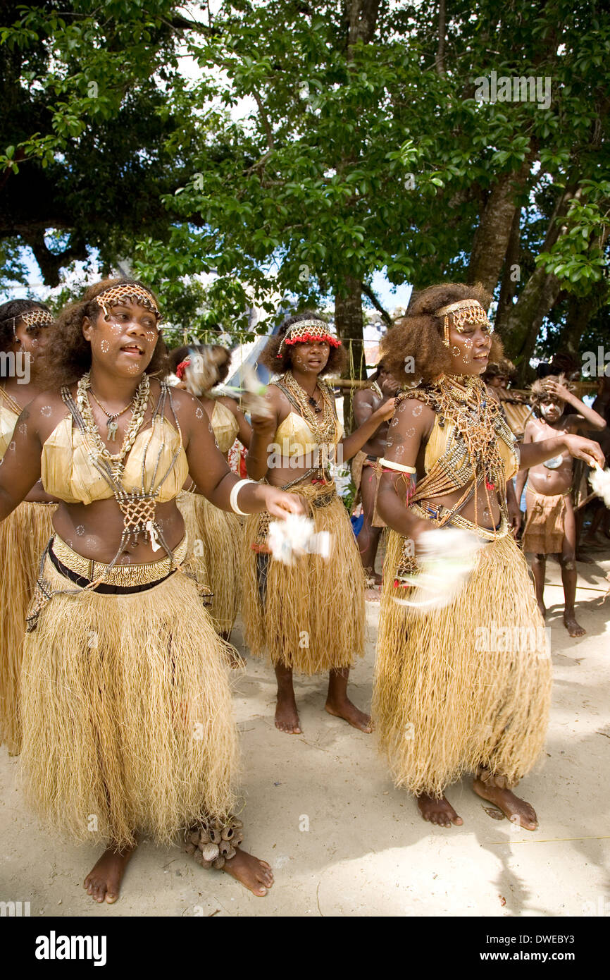 Traditional dress solomon islands Stock Photos and Images