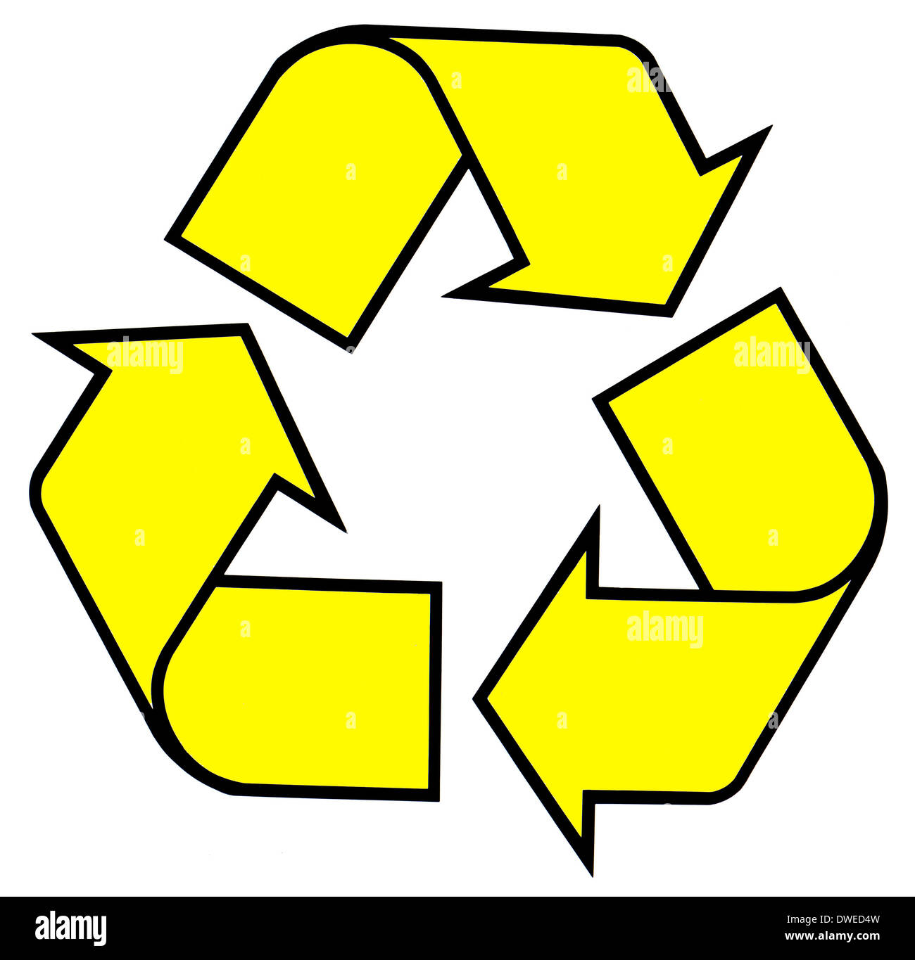 Recycling arrows symbol isolated hi-res stock photography and images ...