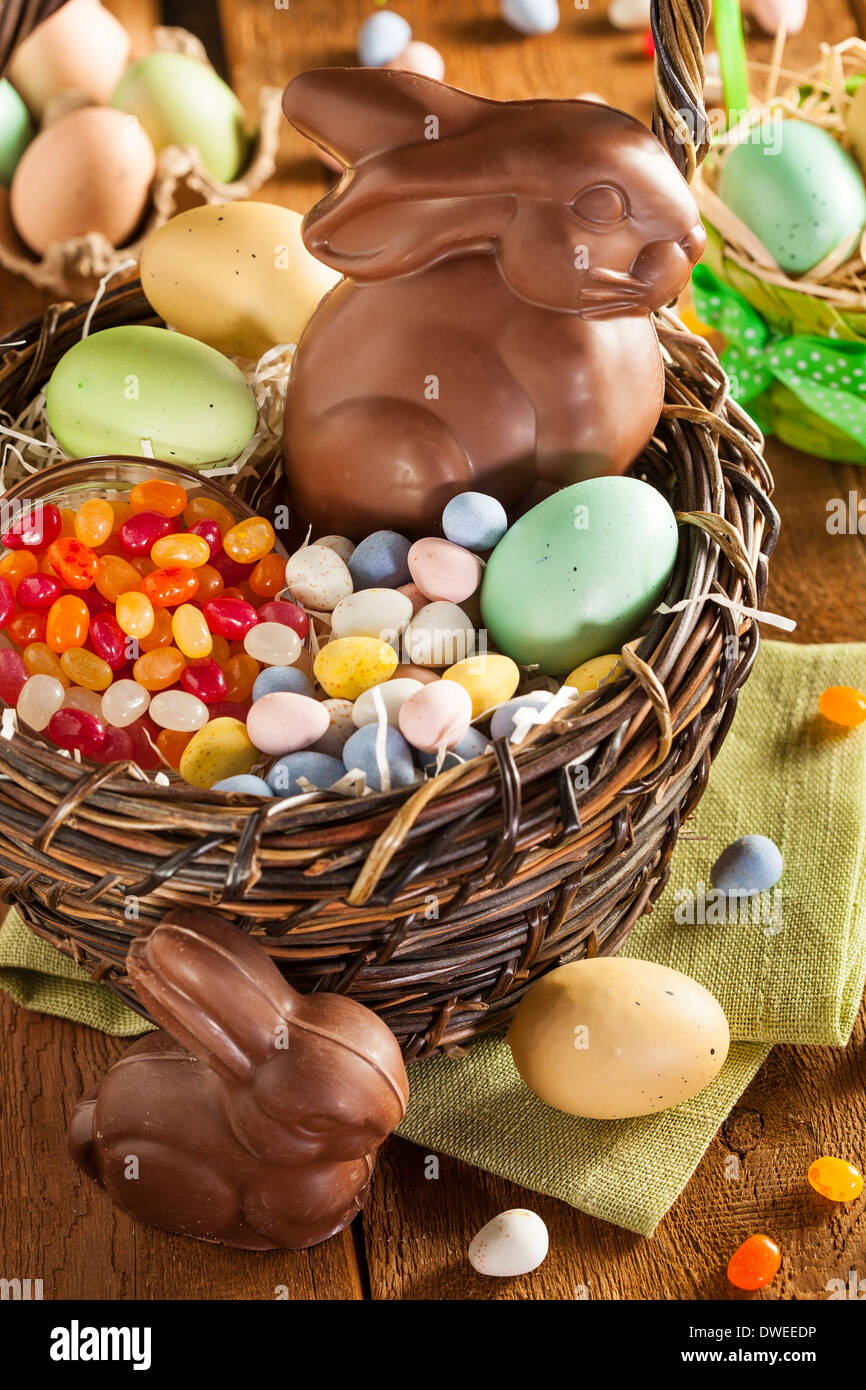 Happy Easter Eggs, Chocolate, Bunny