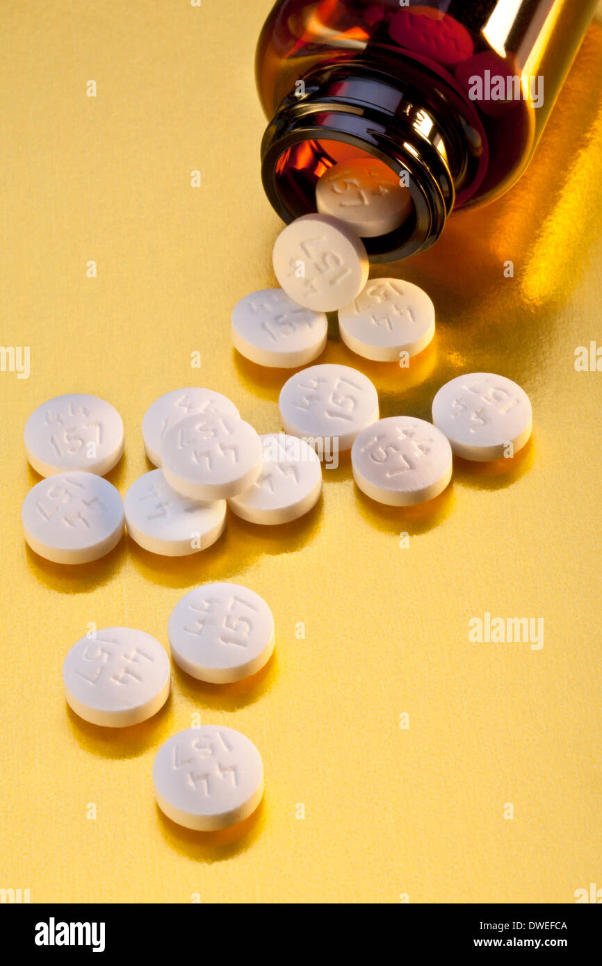 Drugs - Medical pills or tablets Stock Photo