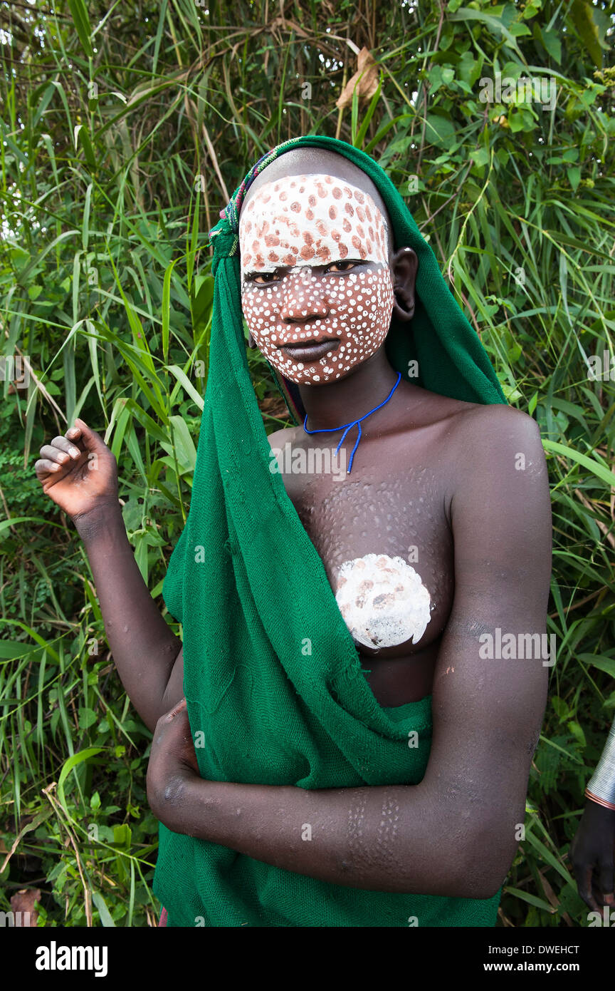 Surma woman Stock Photo