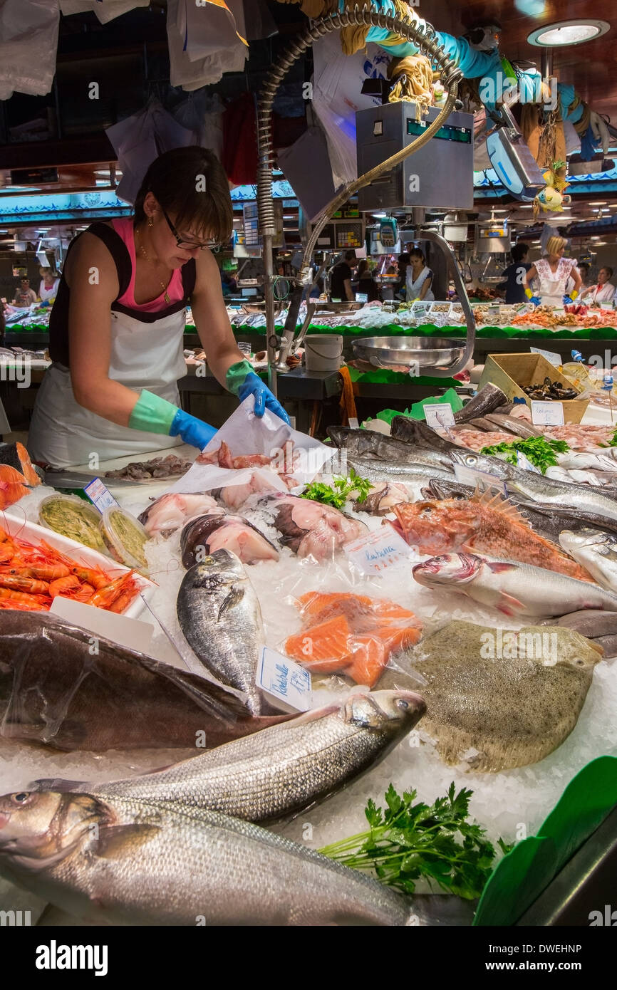 The famous St Joseph Food Market in the Eixample district of Barcelona