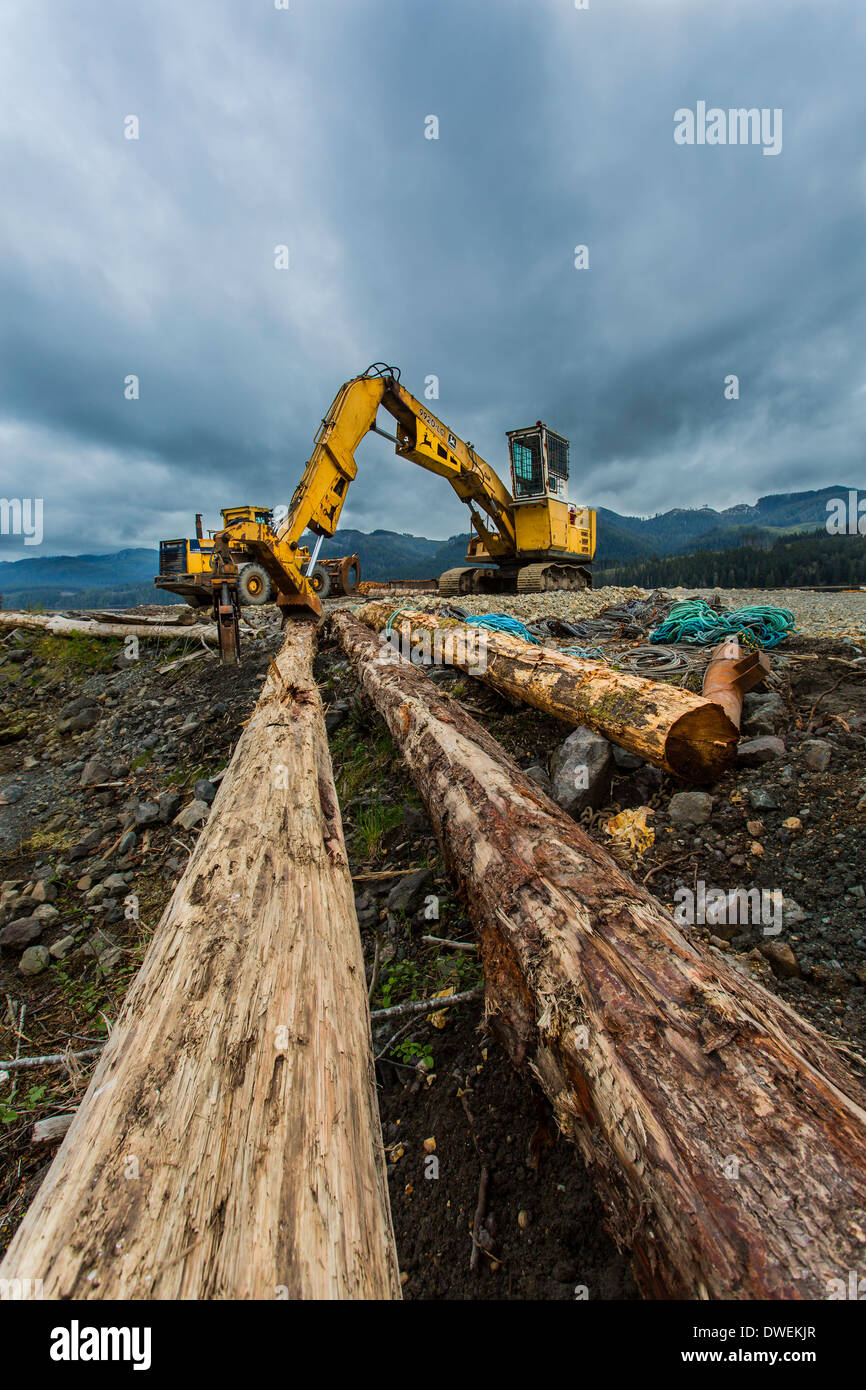 Logging equipment hires stock photography and images Alamy