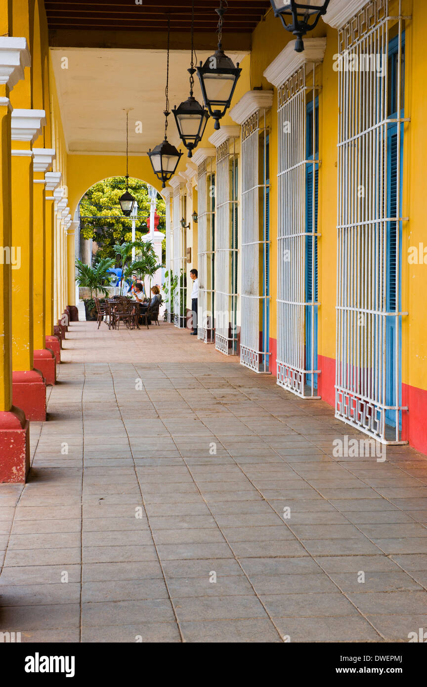 Colonial houses, Remedios Stock Photo