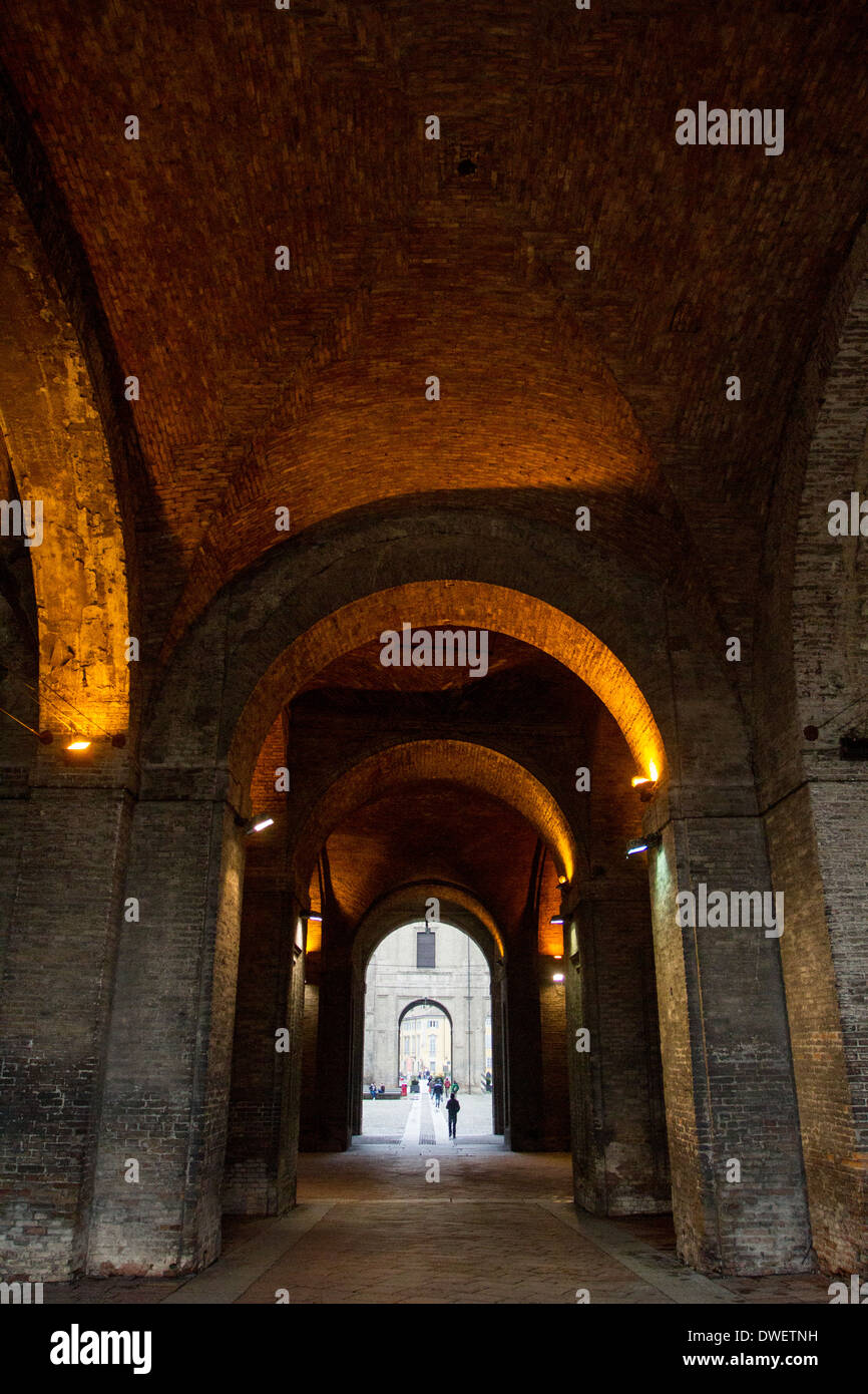 Archery in Farnese theatre, Parma, Emilia Romagna, Italy Stock Photo