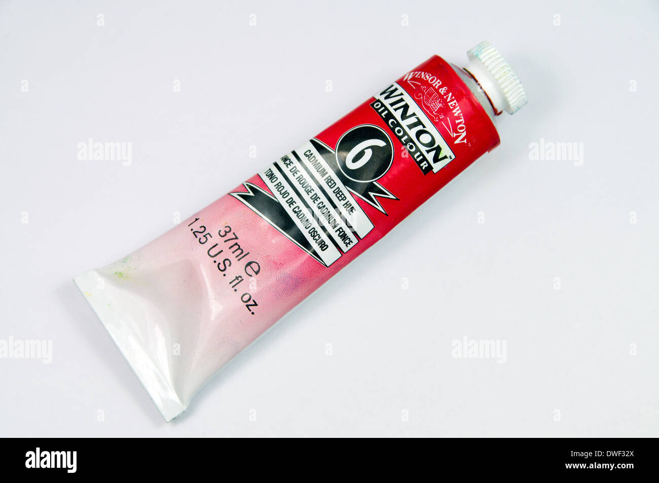Artists Oil Paint tube. Stock Photo