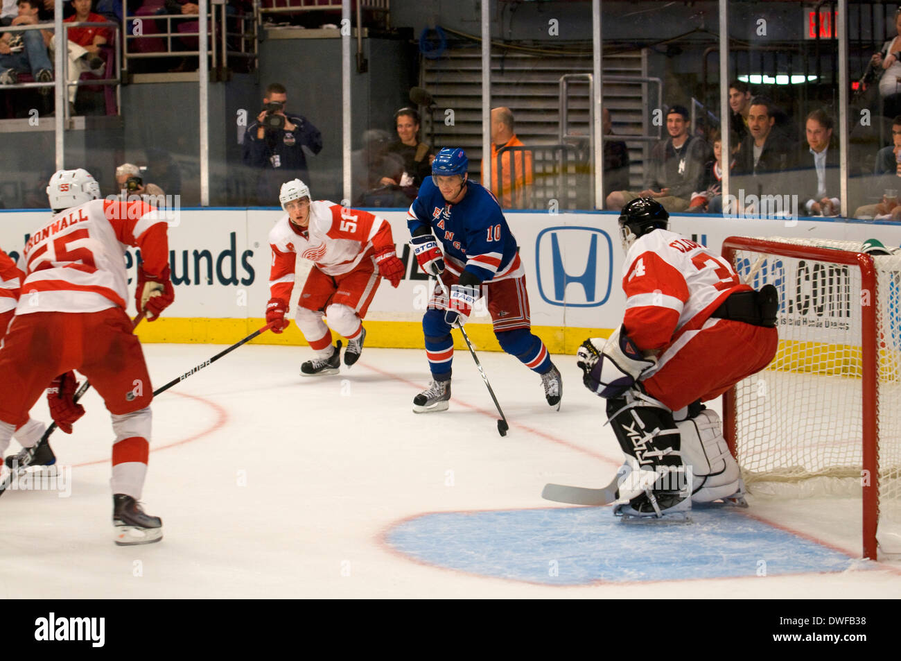Ice hockey match Rangers at MSG. When you talk about the great sporting